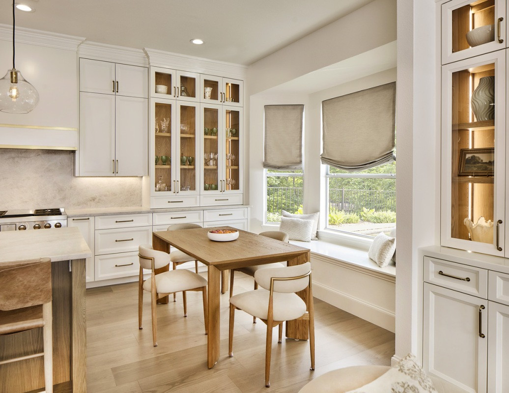 classic clean dining room design