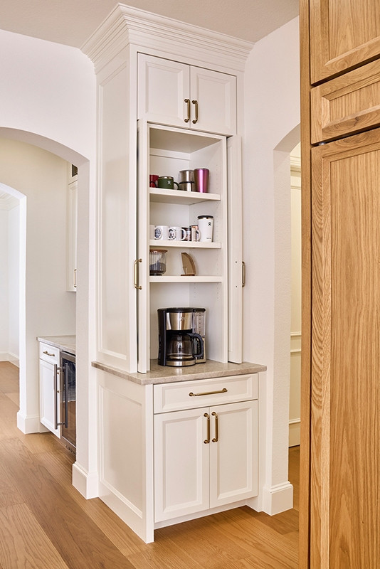 Reconfigured kitchen organization