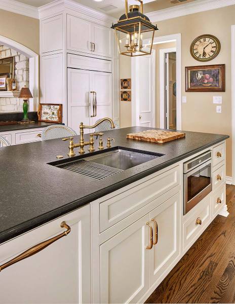 Flower Mound Kitchen Renovation - Dark Countertops